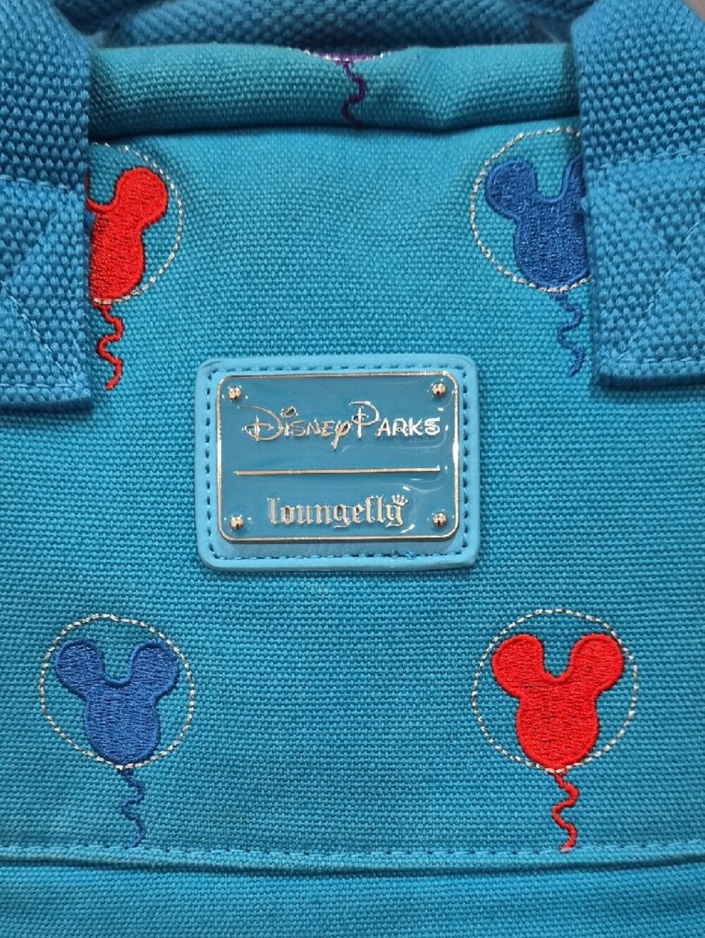 Disney Parks Loungefly Backpack with Multicolor Mickey Balloon Motif - Picture 2 of 14